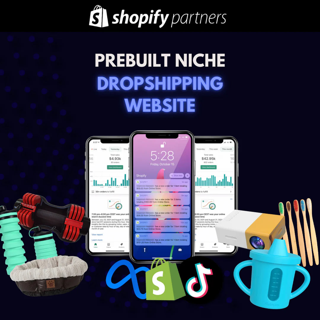 Prebuilt Niche Dropshipping Website®